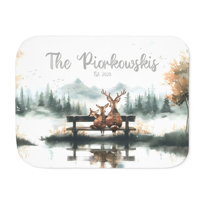 Family Fawn'dness Personalized Blanket