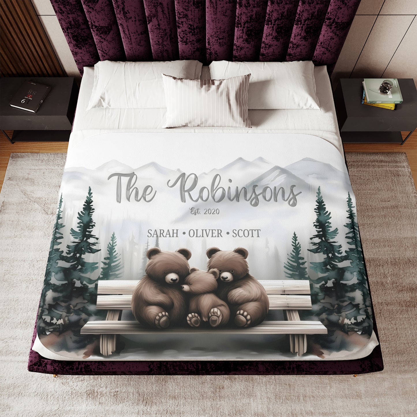 'Bearing Together' - Personalized Blanket