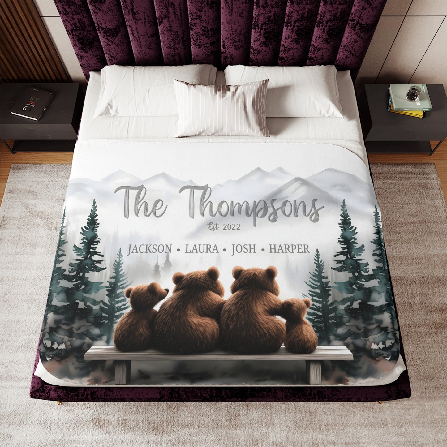 Family of Fur - Personalized Blanket